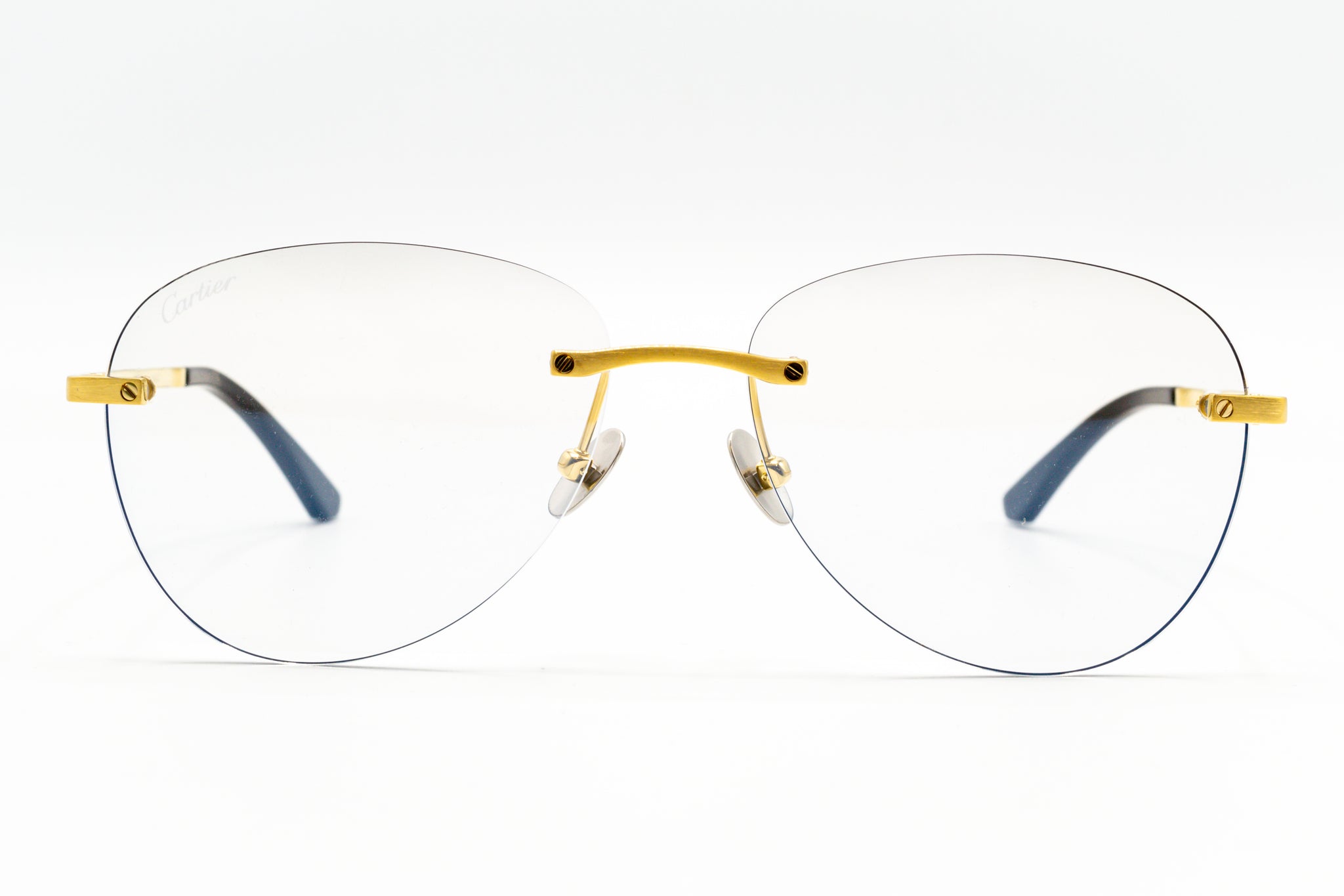 Rimless cartier sales eyeglasses