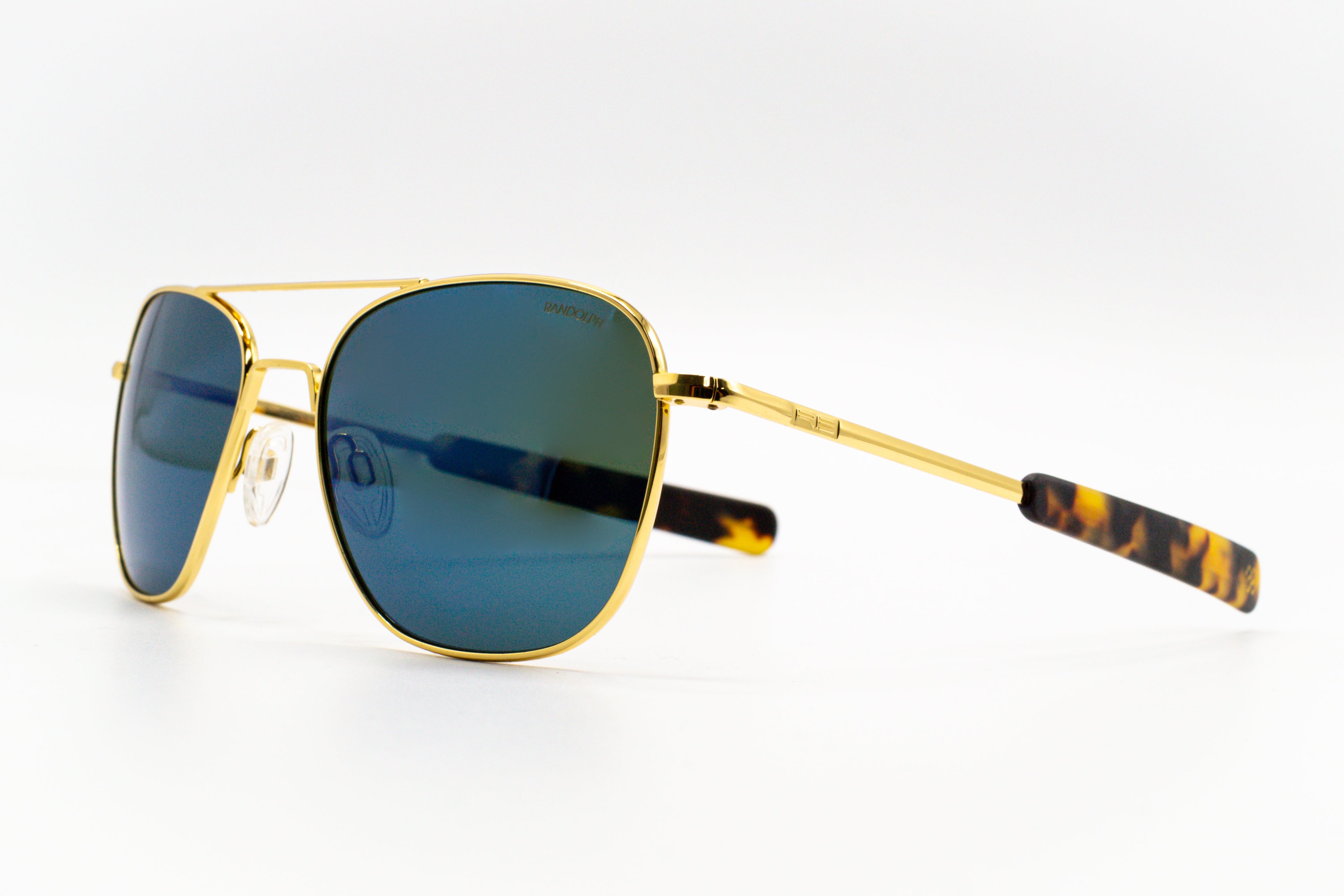 Randolph 23k store gold aviators